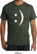 Mens Funny Shirt Smiley Chat Face Organic Tee T-Shirt