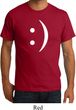 Mens Funny Shirt Smiley Chat Face Organic Tee T-Shirt