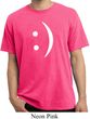 Mens Funny Shirt Smiley Chat Face Pigment Dyed Tee T-Shirt