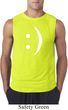Mens Funny Shirt Smiley Chat Face Sleeveless Tee T-Shirt