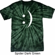 Mens Funny Shirt Smiley Chat Face Spider Tie Dye Tee T-shirt