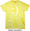 Mens Funny Shirt Smiley Chat Face Spider Tie Dye Tee T-shirt