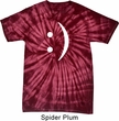Mens Funny Shirt Smiley Chat Face Spider Tie Dye Tee T-shirt