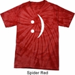 Mens Funny Shirt Smiley Chat Face Spider Tie Dye Tee T-shirt