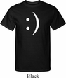 Mens Funny Shirt Smiley Chat Face Tall Tee T-Shirt