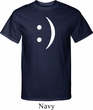 Mens Funny Shirt Smiley Chat Face Tall Tee T-Shirt