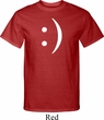 Mens Funny Shirt Smiley Chat Face Tall Tee T-Shirt