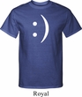 Mens Funny Shirt Smiley Chat Face Tall Tee T-Shirt