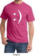 Mens Funny Shirt Smiley Chat Face Tee T-Shirt