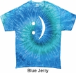 Mens Funny Shirt Smiley Chat Face Tie Dye Tee T-shirt