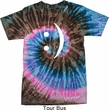 Mens Funny Shirt Smiley Chat Face Tie Dye Tee T-shirt
