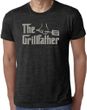 Mens Funny Shirt The Grill Father Burnout Tee T-Shirt