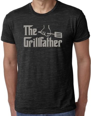 Mens Funny Shirt The Grill Father Burnout Tee T-Shirt