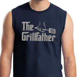 Mens Funny Shirt The Grill Father Muscle Tee T-Shirt