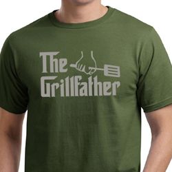 Mens Funny Shirt The Grill Father Organic Tee T-Shirt