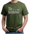 Mens Funny Shirt The Grill Father Organic Tee T-Shirt
