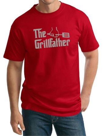 Mens Funny Shirt The Grill Father Tall Tee T-Shirt