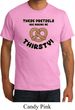 Mens Funny Shirt Thirsty Pretzels Organic Tee T-Shirt