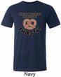 Mens Funny Shirt Thirsty Pretzels Tri Blend Crewneck Tee T-Shirt