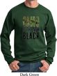 Mens Funny Sweatshirt Camo is the New Black Sweat Shirt