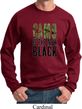 Mens Funny Sweatshirt Camo is the New Black Sweat Shirt