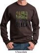 Mens Funny Sweatshirt Camo is the New Black Sweat Shirt
