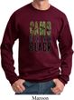 Mens Funny Sweatshirt Camo is the New Black Sweat Shirt