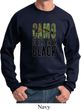 Mens Funny Sweatshirt Camo is the New Black Sweat Shirt