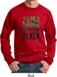 Mens Funny Sweatshirt Camo is the New Black Sweat Shirt