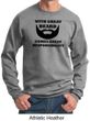 Mens Funny Sweatshirt Great Beard Great Responsibility Sweat Shirt