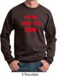 Mens Funny Sweatshirt Hit em with the Hein Sweat Shirt