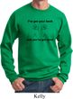 Mens Funny Sweatshirt I've Got Your Back Sweat Shirt