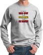 Mens Funny Sweatshirt Not a Bald Spot Sweat Shirt