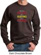 Mens Funny Sweatshirt Not a Bald Spot Sweat Shirt