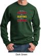 Mens Funny Sweatshirt Not a Bald Spot Sweat Shirt