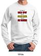 Mens Funny Sweatshirt Not a Bald Spot Sweat Shirt