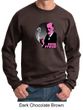 Mens Funny Sweatshirt Pink Freud Sweat Shirt