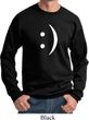 Mens Funny Sweatshirt Smiley Chat Face Sweat Shirt