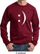 Mens Funny Sweatshirt Smiley Chat Face Sweat Shirt