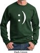 Mens Funny Sweatshirt Smiley Chat Face Sweat Shirt