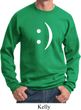 Mens Funny Sweatshirt Smiley Chat Face Sweat Shirt