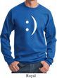 Mens Funny Sweatshirt Smiley Chat Face Sweat Shirt
