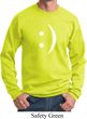 Mens Funny Sweatshirt Smiley Chat Face Sweat Shirt