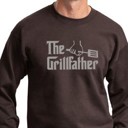 Mens Funny Sweatshirt The Grill Father Sweat Shirt