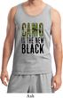Mens Funny Tanktop Camo is the New Black Tank Top