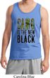 Mens Funny Tanktop Camo is the New Black Tank Top