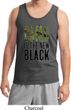 Mens Funny Tanktop Camo is the New Black Tank Top