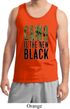 Mens Funny Tanktop Camo is the New Black Tank Top