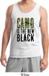 Mens Funny Tanktop Camo is the New Black Tank Top