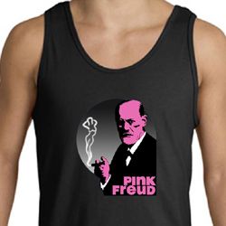 Mens Funny Tanktop Pink Freud Tank Top